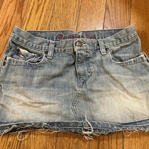 Abercrombe & Fitch Denim Jean Mini Skirt Size 2